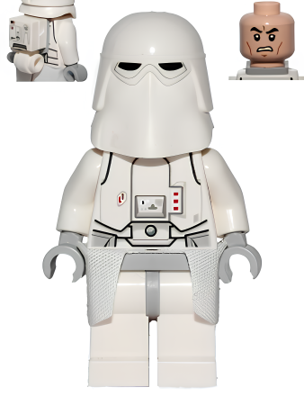 Минифигурка Lego Star Wars Snowtrooper, Light Bluish Gray Hips sw0568 N